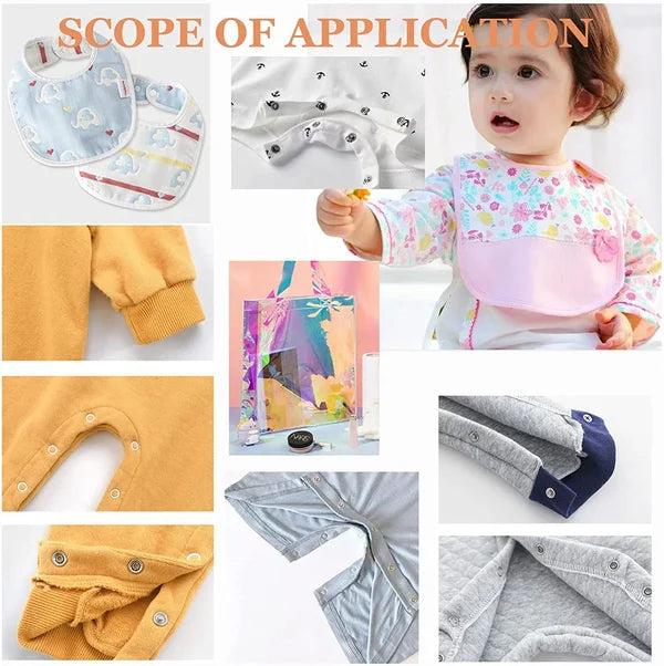 Fecho metálico para botões de vestuário + 🎁 Presente Grátis: Mini alisador de cabelo