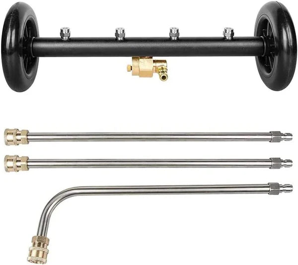 Vassoura de água para limpeza a alta pressão do trem de aterragem