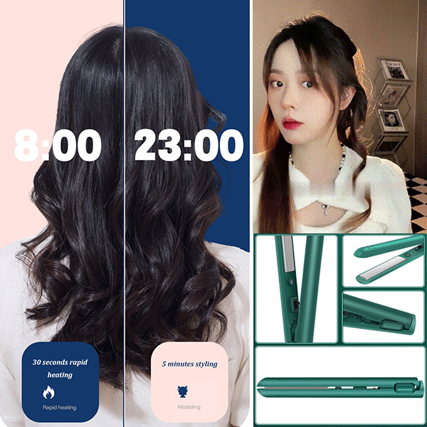 Presente Grátis Mini alisador de cabelo