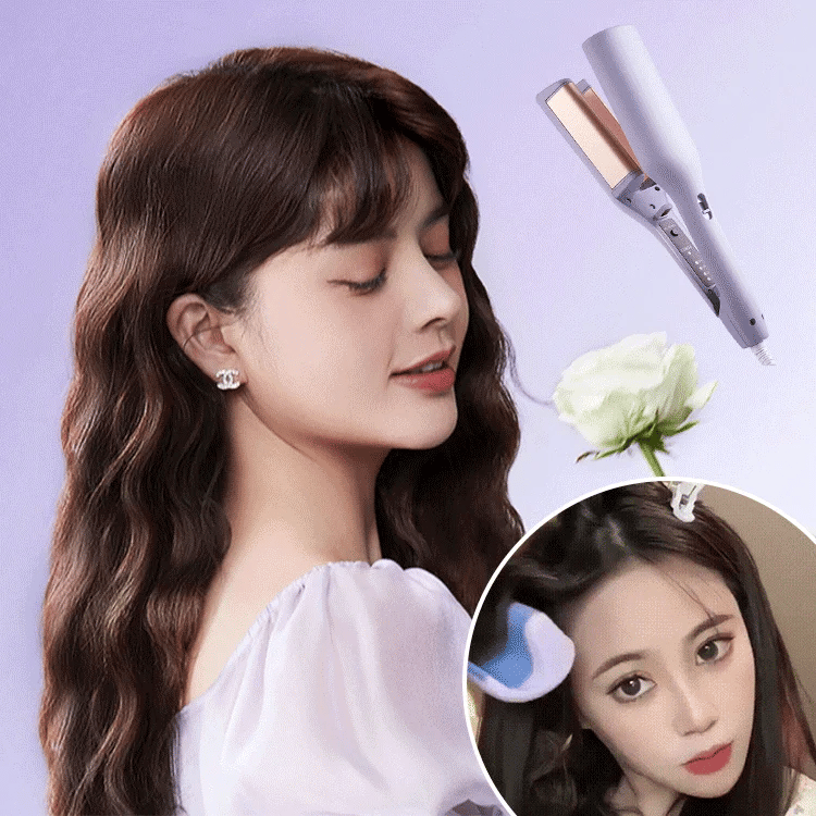 🛒Ferro de frisar com ondas francesas