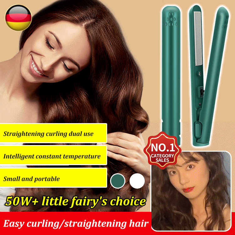 Presente Grátis Mini alisador de cabelo