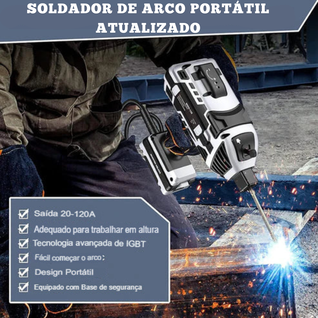 Kit de Soldador Portátil 5-em-1: Soldador Inteligente com Caixa de Ferramentas Completa + 🎁 Presente Grátis: Recetor de TV Digital HD 🎁