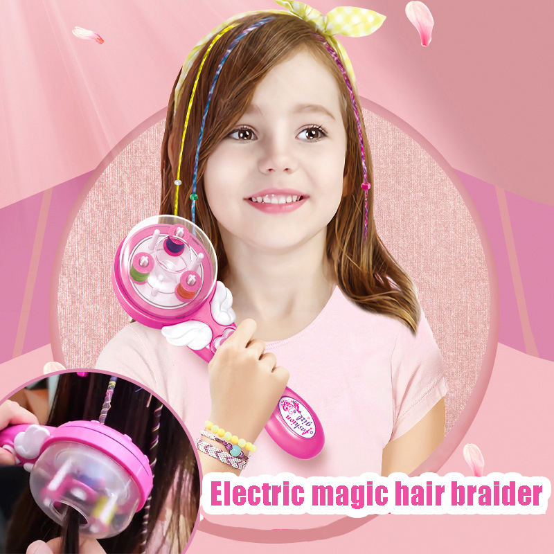 Máquina de entrançar mágica + 🎁 Presente Grátis: Mini alisador de cabelo