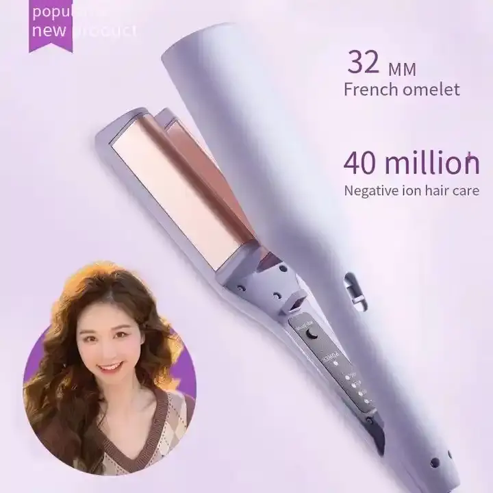 🛒Ferro de frisar com ondas francesas