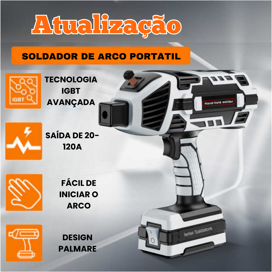 Kit de Soldador Portátil 5-em-1: Soldador Inteligente com Caixa de Ferramentas Completa + 🎁 Presente Grátis: Recetor de TV Digital HD 🎁