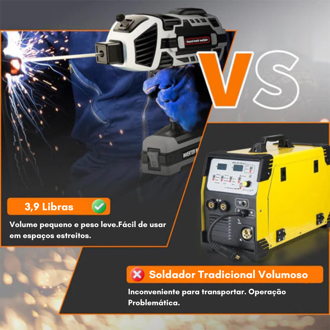 Kit de Soldador Portátil 5-em-1: Soldador Inteligente com Caixa de Ferramentas Completa + 🎁 Presente Grátis: Recetor de TV Digital HD 🎁