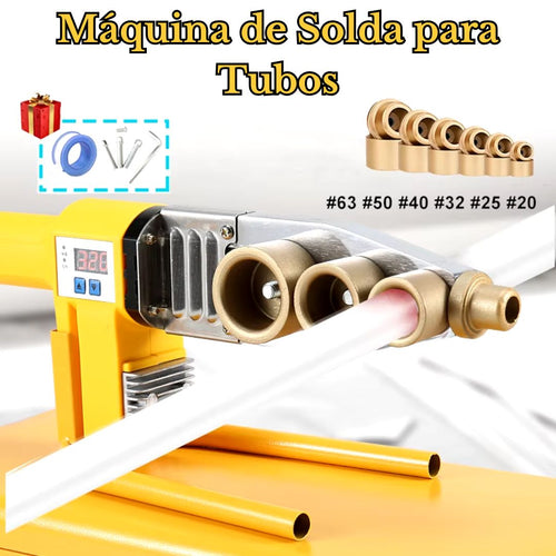 Máquina de soldar tubos PPR