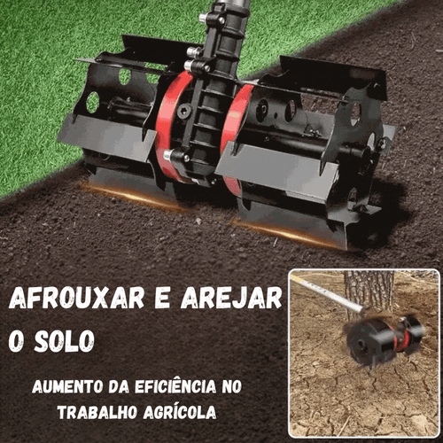 Cortador de relva multifuncional para rega 🎁